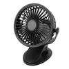 Clip On Fan 360 Degree Rotatable 3 Gears Quiet USB Charging Portable Small Desk Fan for Office