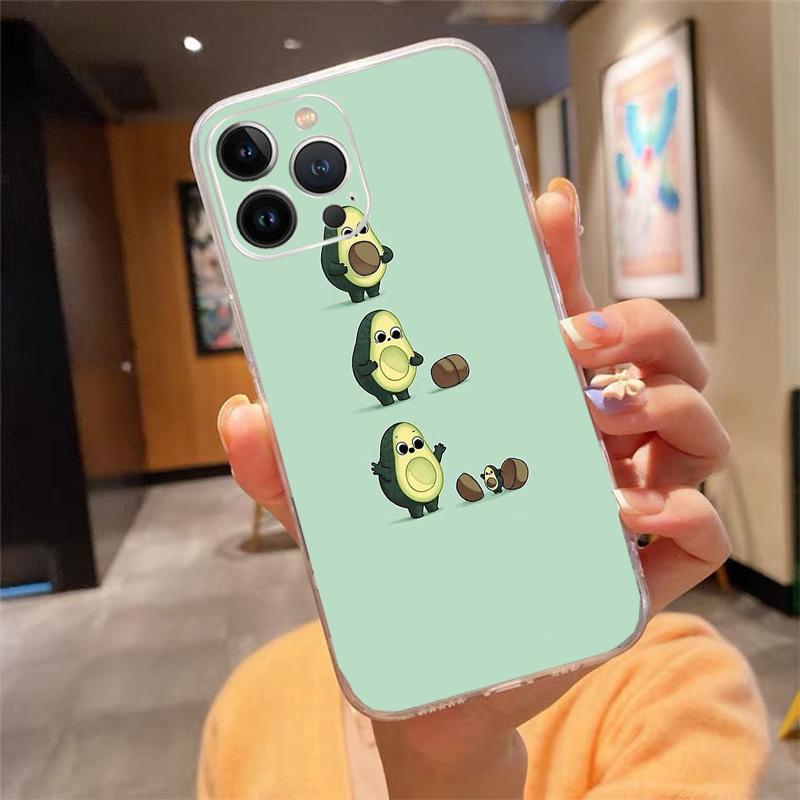 Phone Case For iphone 17 Pro Max Air 16 15 14 13 Pro Max 15 16 Pro 15Plus Fruit Watermelon Avocado strawberry iphone 15ProMax