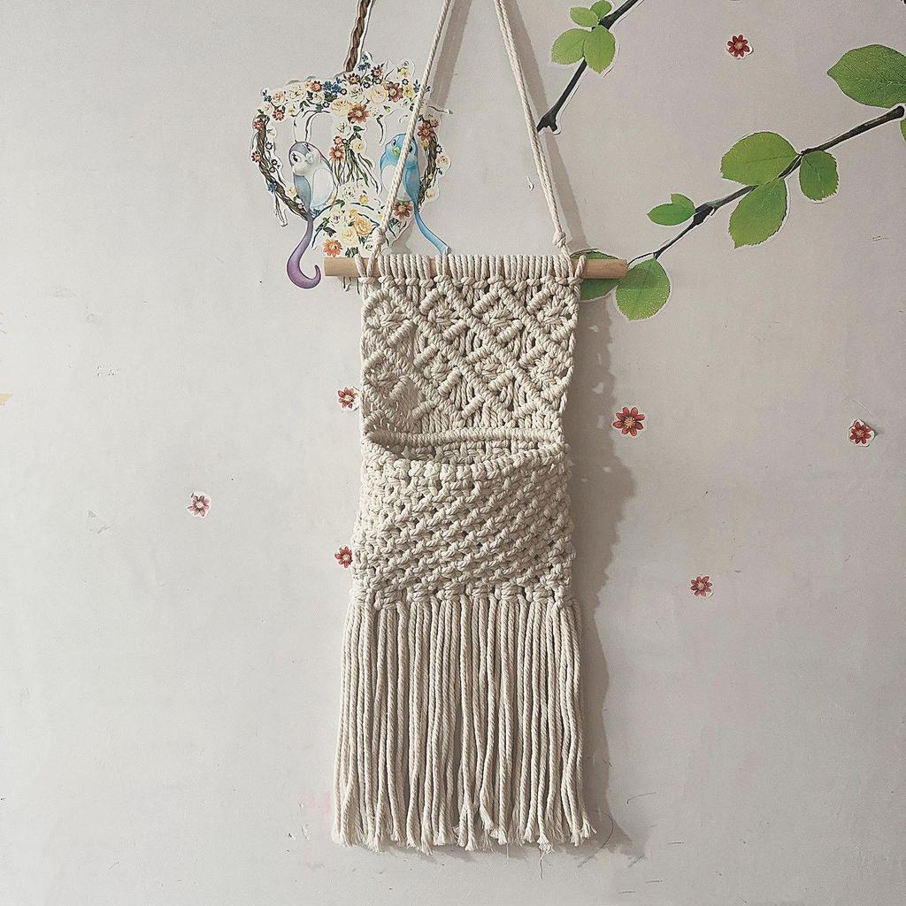 Tapiserie nordică țesută manual pentru decorarea pereților sufrageriei