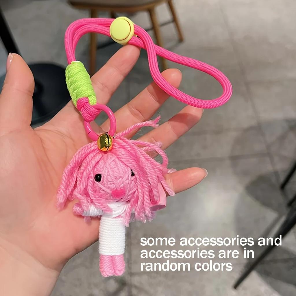 Woolen Voodoo Doll Creative Pendant Mummy Keychain Doll Male and Female Student Bag Hanging Couple Hanging Accessories