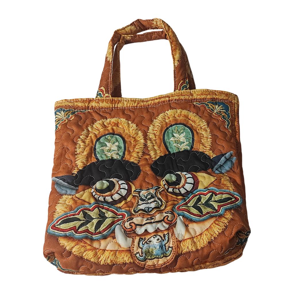 Canvas Tote Bag with Digital Floral Print Unique Artistic Design Sturdy Fabric Handles Lightweight and Durable Everyday Use Carryall