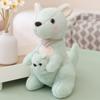 PP Cotton Mother and Son Kangaroos Plush Toy Kangaroo Soft Kids Stuffed Toy  Kids Playing Supplies