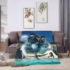 Movie Avatar The Way of Water Blanket  Travel Office Flannel Throw Blanket For Living Room Soft Warm Custom Quality Bedspread