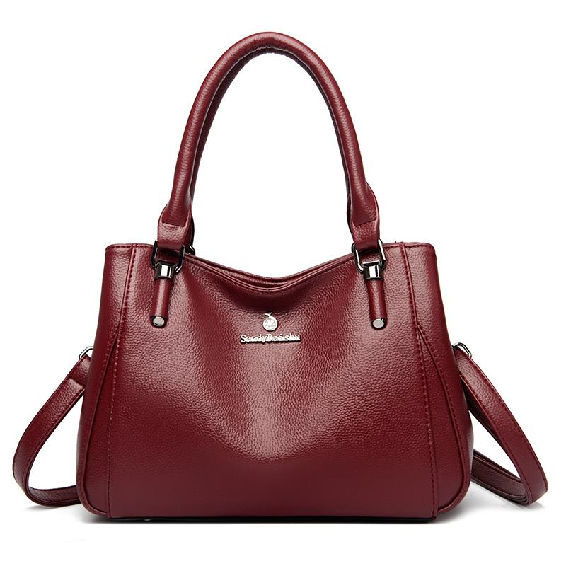 Neue Hochwertige PU Damen Handtasche Schulter Crossbody Taschen Tragetasche für Studentinnen Damen Handtasche Bolsa Bolsas Para Mujeres