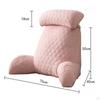 Cozy Supportive Reading Pillow for Bed, Lumbar Cushion Relaxing