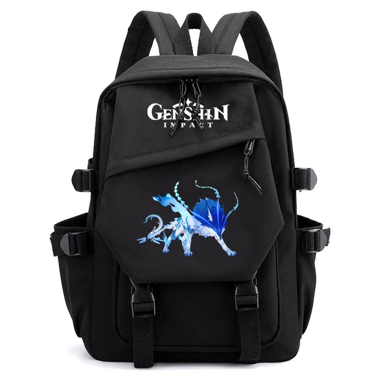 Anime Game Travel Backpack Printed Canvas Backpack for Boy Girl School Bag Students Women Large Capacity Bookbag Usb Charging Kids Gifts
