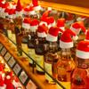Wholesale Mini Santa Hats Creative Xmas Wine Bottle Cover Christmas Pompom Hat for Bottle Cup Decor Holiday Table Decor Supplies
