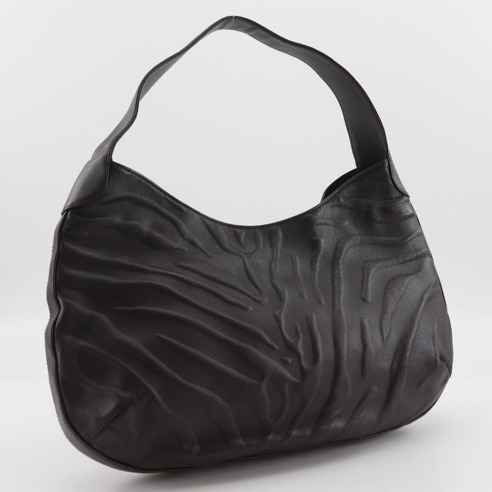 CARTIER PANTHERE Shoulder Bag Panther Hobo bag Brown leather Women Used