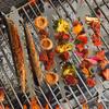 Barbecue Skewer Stainless Steel Roasting Fork Fish Bone Shape Outdoor Barbecue Skewer Non-stick Grill Fork