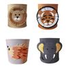 Felt Animal Toy Storage Bucket Cartoon Animal Large Portable Dirty Clothes Shoes Organizer Sundries Folding Storage Box Containe