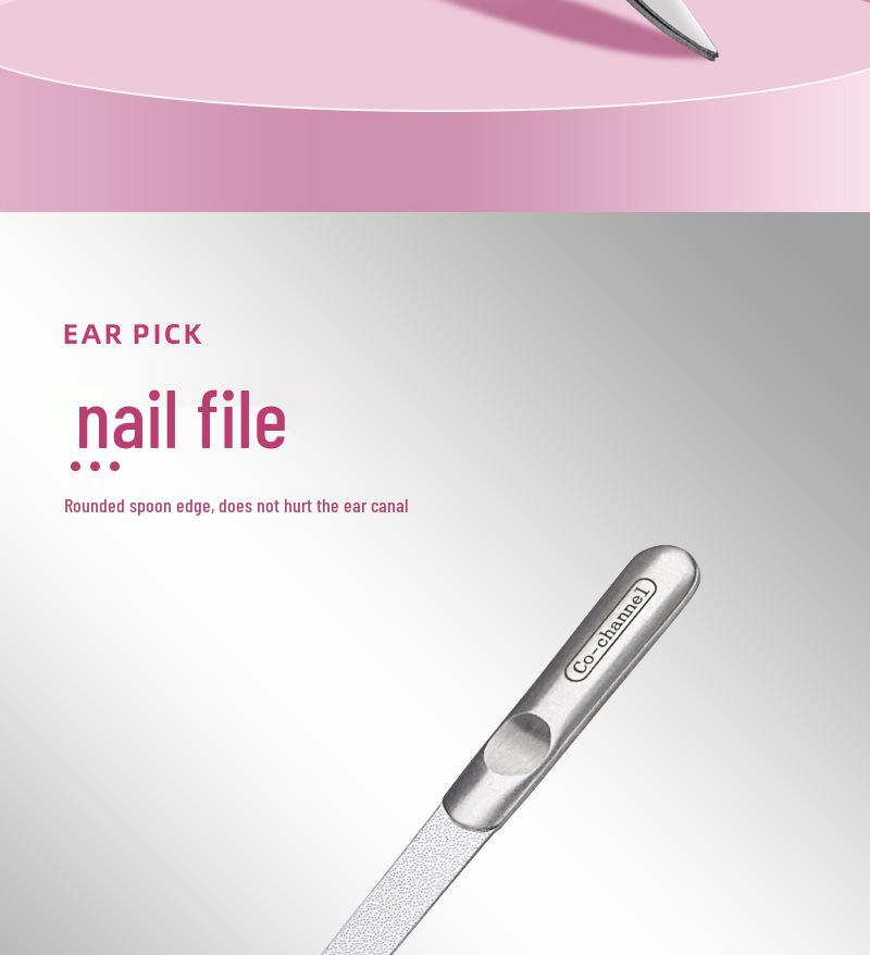 Nail Clipper Set with Leather Bag - Small Blemish