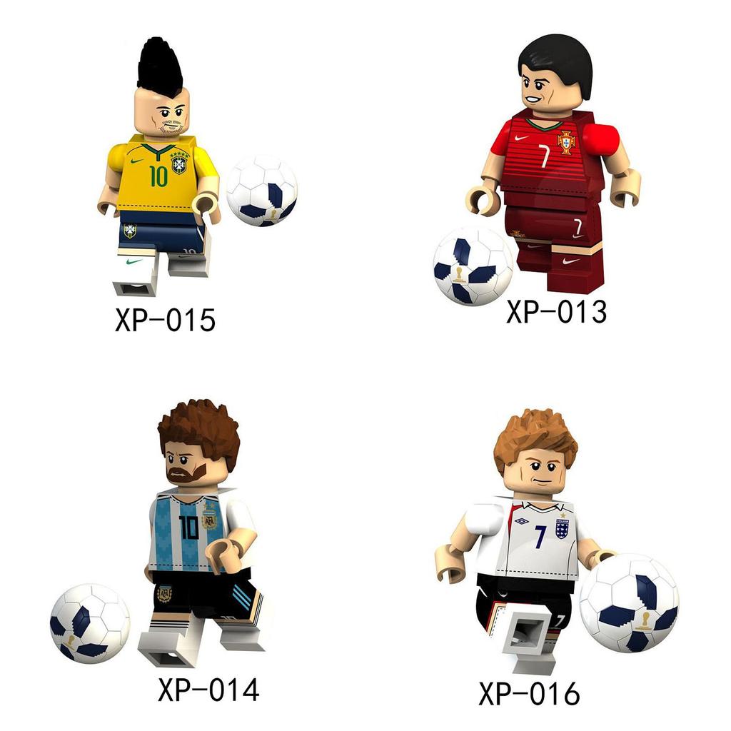 Science Xp013-020 Messi Neymar Football Team Building Blocks Toy