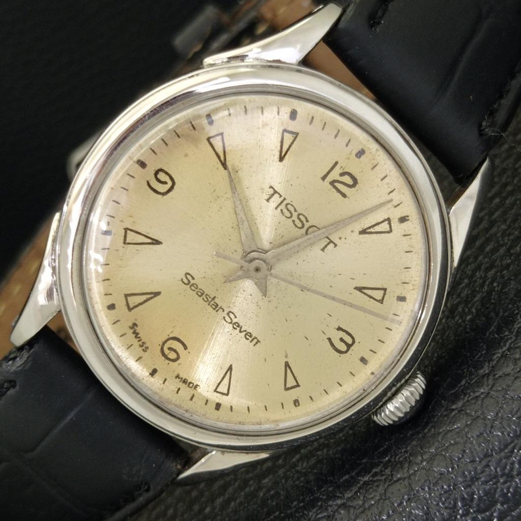 

ВИНТАЖНЫЕ ШВЕЙЦАРСКИЕ МУЖСКИЕ НАРУЧНЫЕ ЧАСЫ TISSOT SEASTAR SEVEN С РУЧНЫМ ЗАВОДОМ a702534-1 R126-a702534