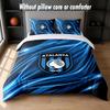 Set Biancheria da Letto Design Atalanta FC 1 Copripiumino + 2 Federe Morbido Traspirante Biancheria da Letto per la Casa