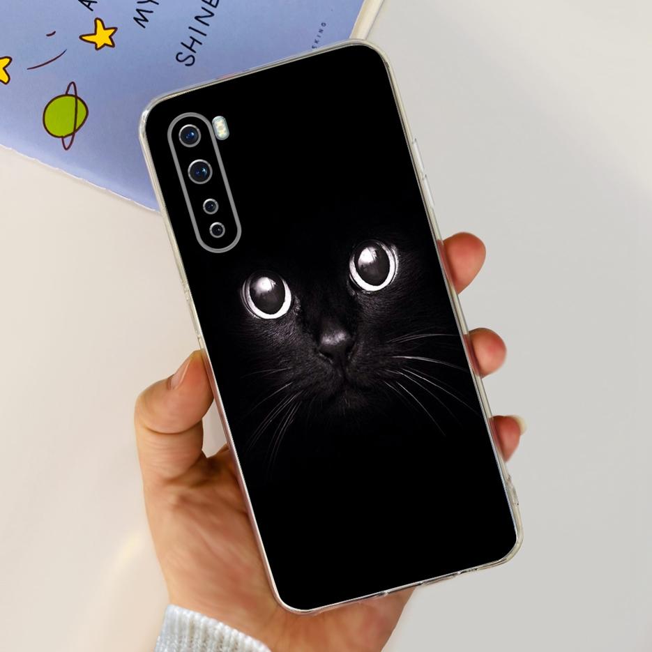 For OnePlus Nord Case 1+Nord AC2001 AC2003 Cute Cat Cartoon Cover Soft Silicone Phone Case For One Plus 8 Nord 5G Oneplus Z Bags