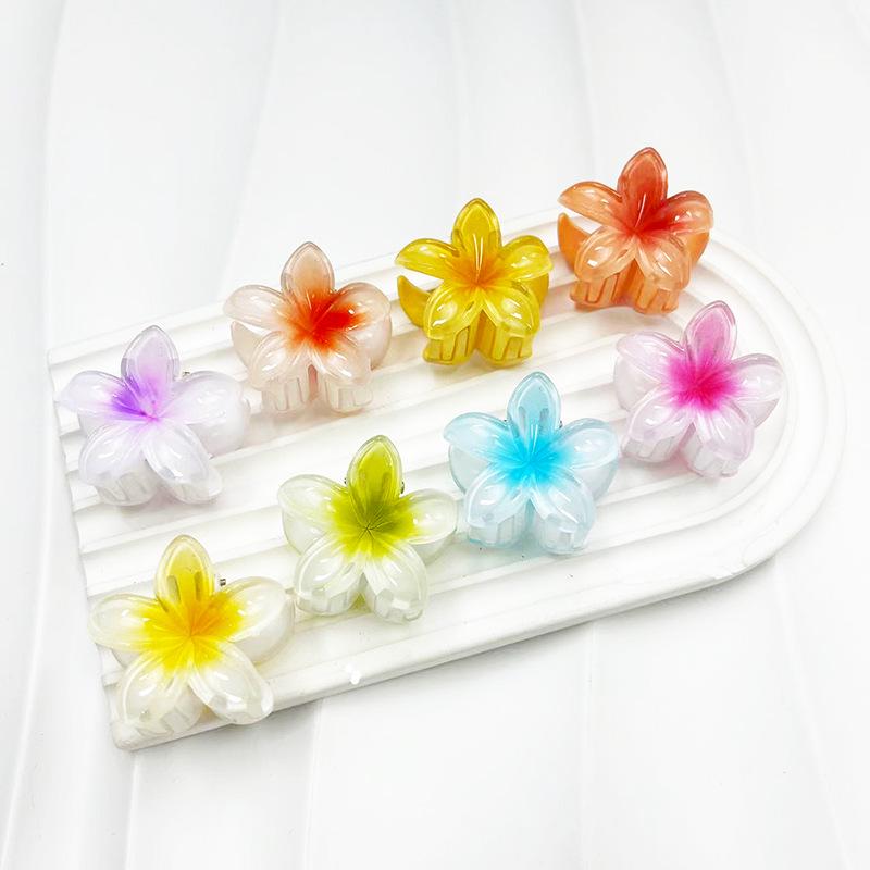 Europäische & Amerikanische Frangipani 4cm Strandurlaub Mode Haarspange