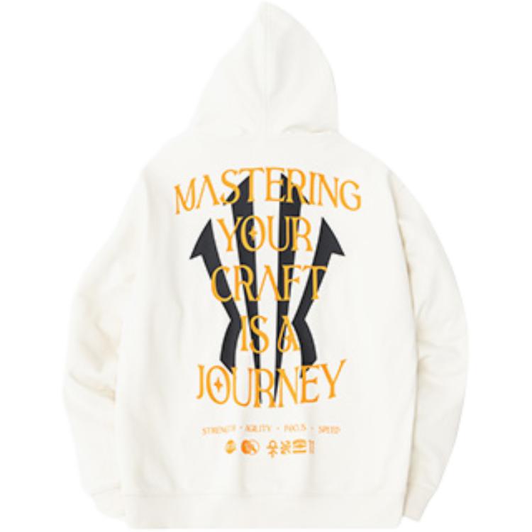 Anta Basketball Series Hoodie With Letter Print Unisex Tops White 172341707-1