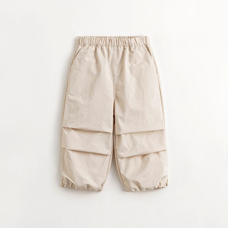 Waterproof, Stain-Resistant, and Tear-Resistant Mark Jenny Children s Workwear Casual Pants Parachute Pants Spring Collection 240217 Oatmeal 120