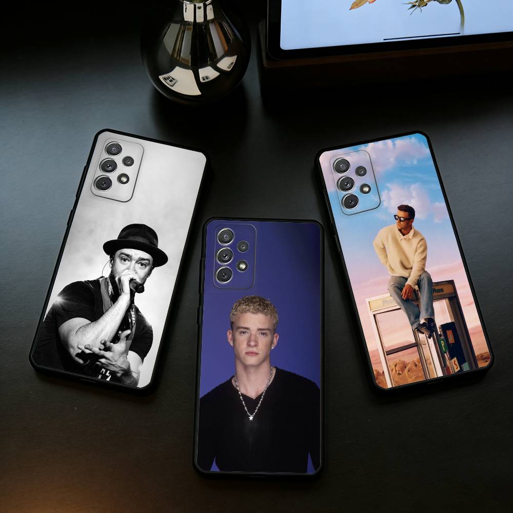 Sänger Justin T-Timberlake Weiche Silikon-Schwarze Hülle Handyhülle Für Samsung Galaxy A73,A72,A71,A70,A53,A52,A51