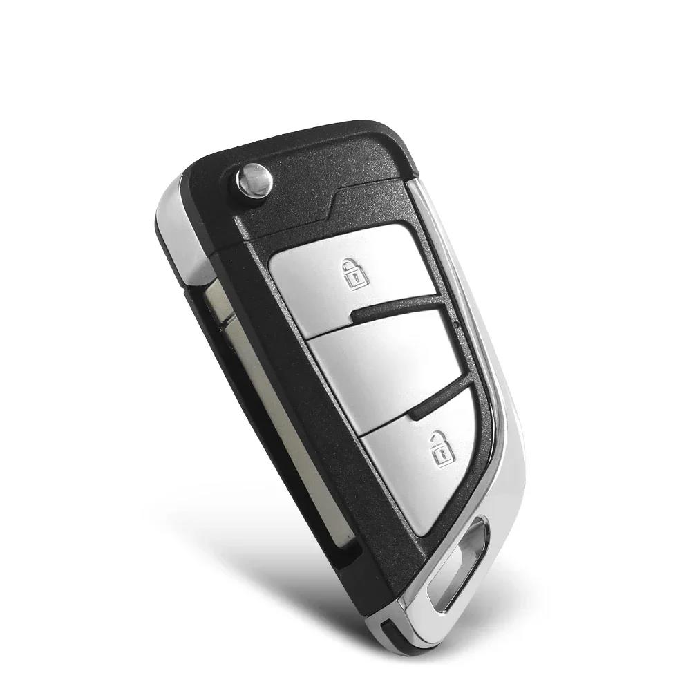 Coque de clé de voiture pliable à bascule neuve modifiée 2/3 boutons pour Volkswagen pour VW Golf 4 5 Passat B5 B6 Polo Touran pour Seat Skoda