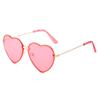 Versatile Frameless Heart-Shaped Sunglasses for Women