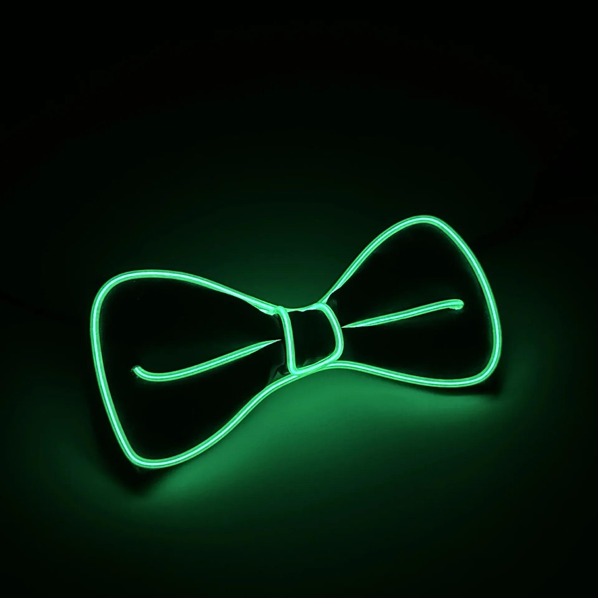 

NEW Glowing Bow Suspenders for Men Wedding Party Accessories Glow in The Dark Bright Materials Birthday Festival SD01