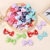 40pcs Random Color Nylon Kids Bows Hair Clips for Baby Girls Handmade Bowknot Hairpin Barrettes Photograph Hair Accessories