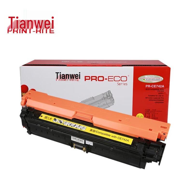 Tianwei Compatible CE742A 307A Toner Cartridge