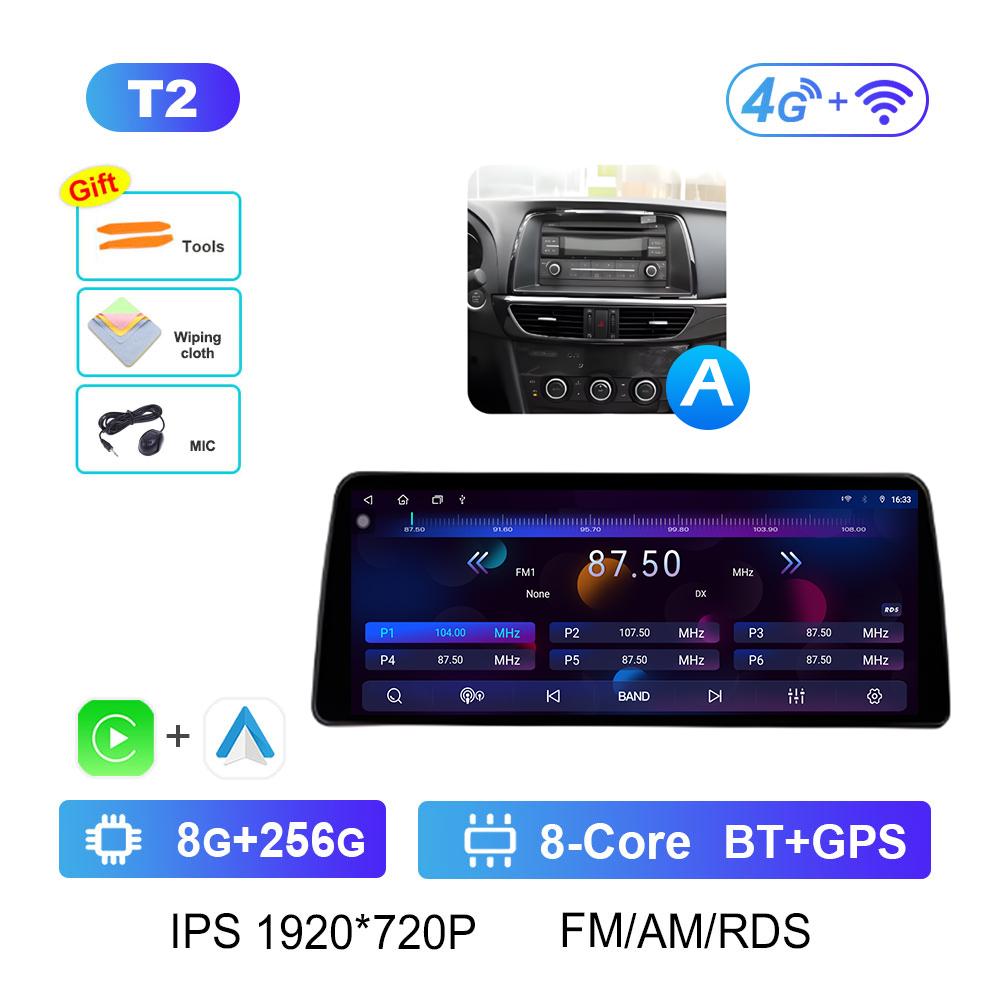 for Mazda ATENZA 2014 2015 - 2016 Car Multimedia Video Radio Player Wireless Carplay GPS Navigation Accessories Cooling fan WIFI