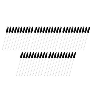 50PCS Wimpern Verlängerung Pinsel Einzigen Verwenden Kleine Make-Up Pinsel für Wimpern Augenbrauen Pfropfen
