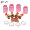 Kit 4 Bucăți Lentilă de Gaz TIG 1.0/1.6/2.4/3.2mm POTRIVIT Pistolet Sudură TIG Seria PTA DB SR WP-9/20/25 Accesorii Pistolet Sudură cu Arc de Argon