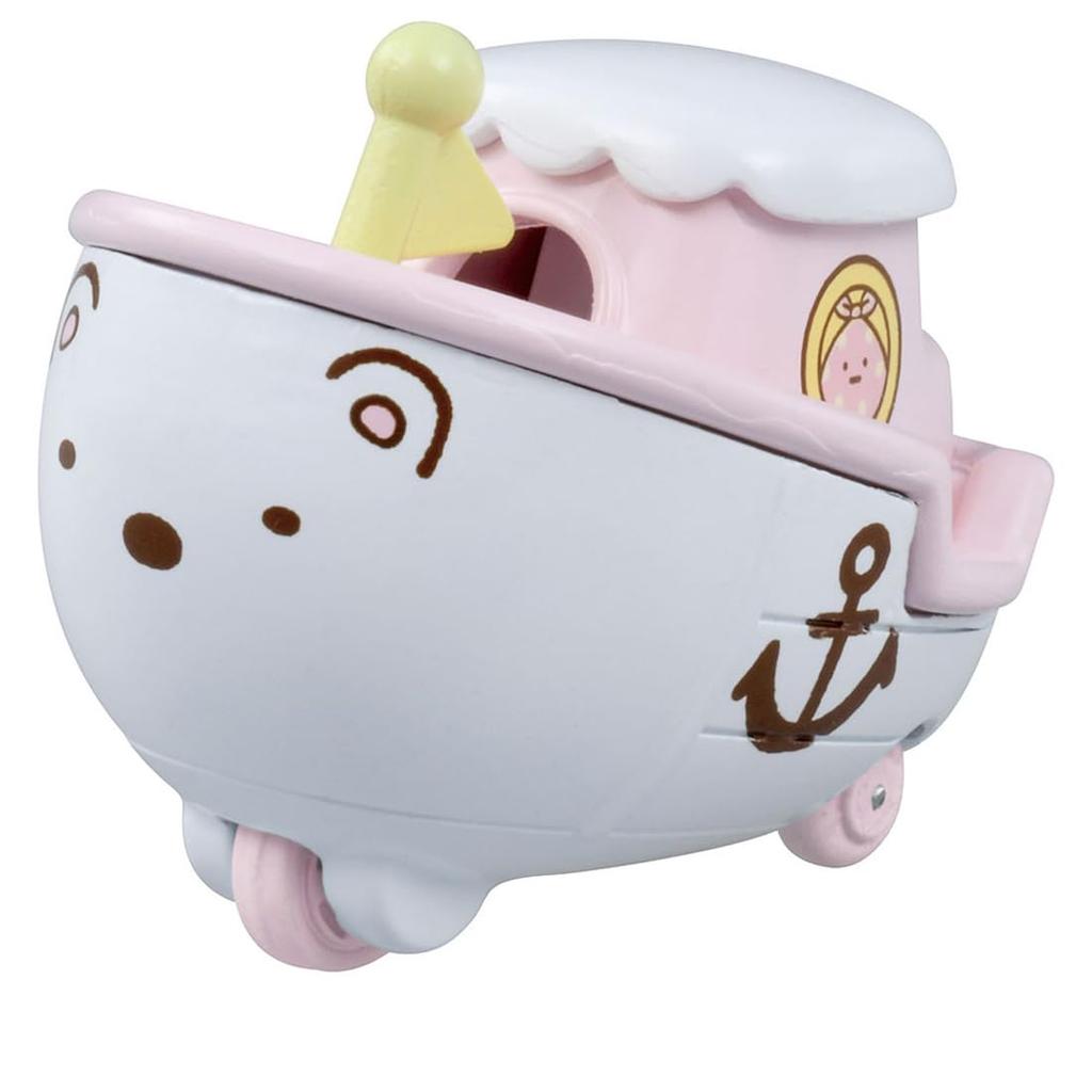 TAKARA TOMY Tomica Dream Tomica SP Sumikkogurashi Dream Boat Polar Bear Miniature Car Toy for Ages 3 and Up