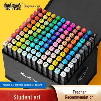 Touchmark 168-Color Alcohol-Based Marker Set with Durable Tips for Students