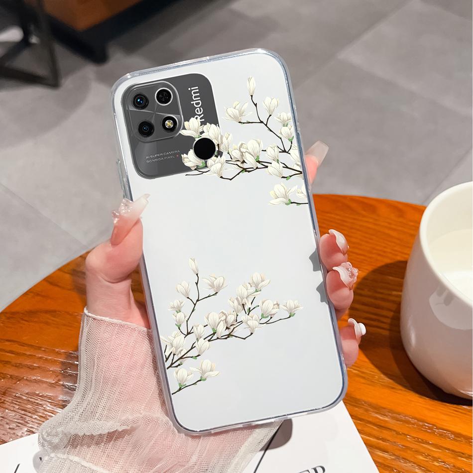 Covers For Redmi 10C Case Stylish Fun Soft Transparent Slim Silicone Anti Drop Phone Shell For Xiaomi Redmi 10 C Bumper Fundas