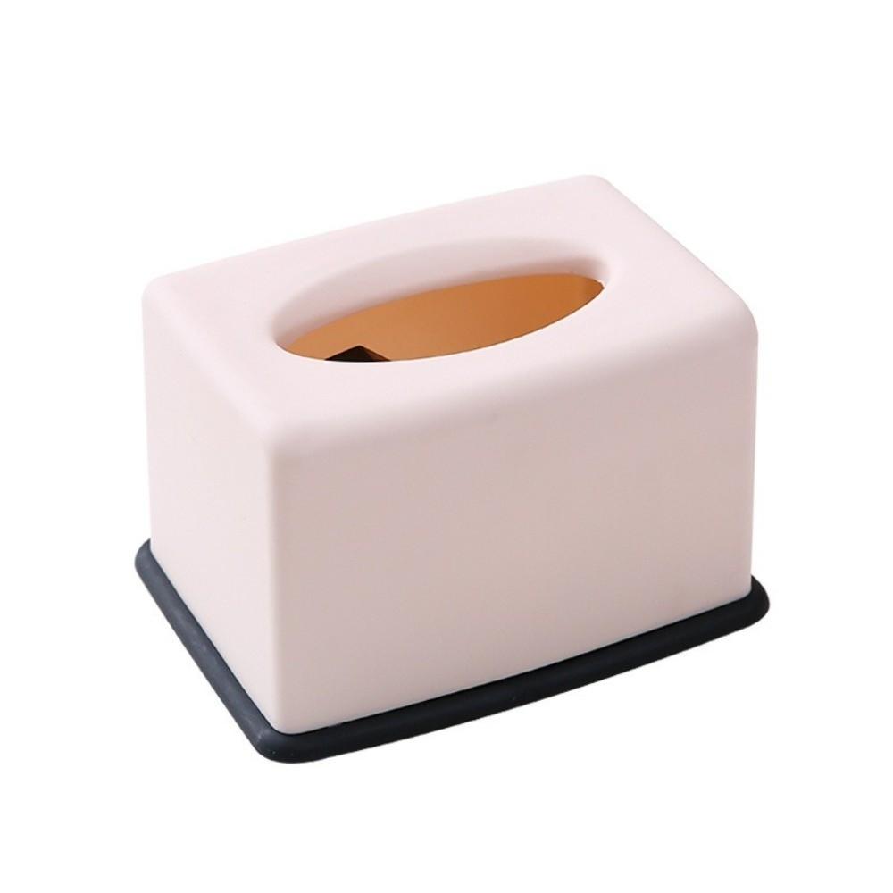 Plastic Paper Towel Box Cylinder/Square Napkin Holder New Tissue Case  Household Use