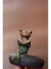 Yixing Zisha Learning Frog Tea Pet: Handmade Creative Frog Figurine Sculpture, Small Ornament for Tea Play.