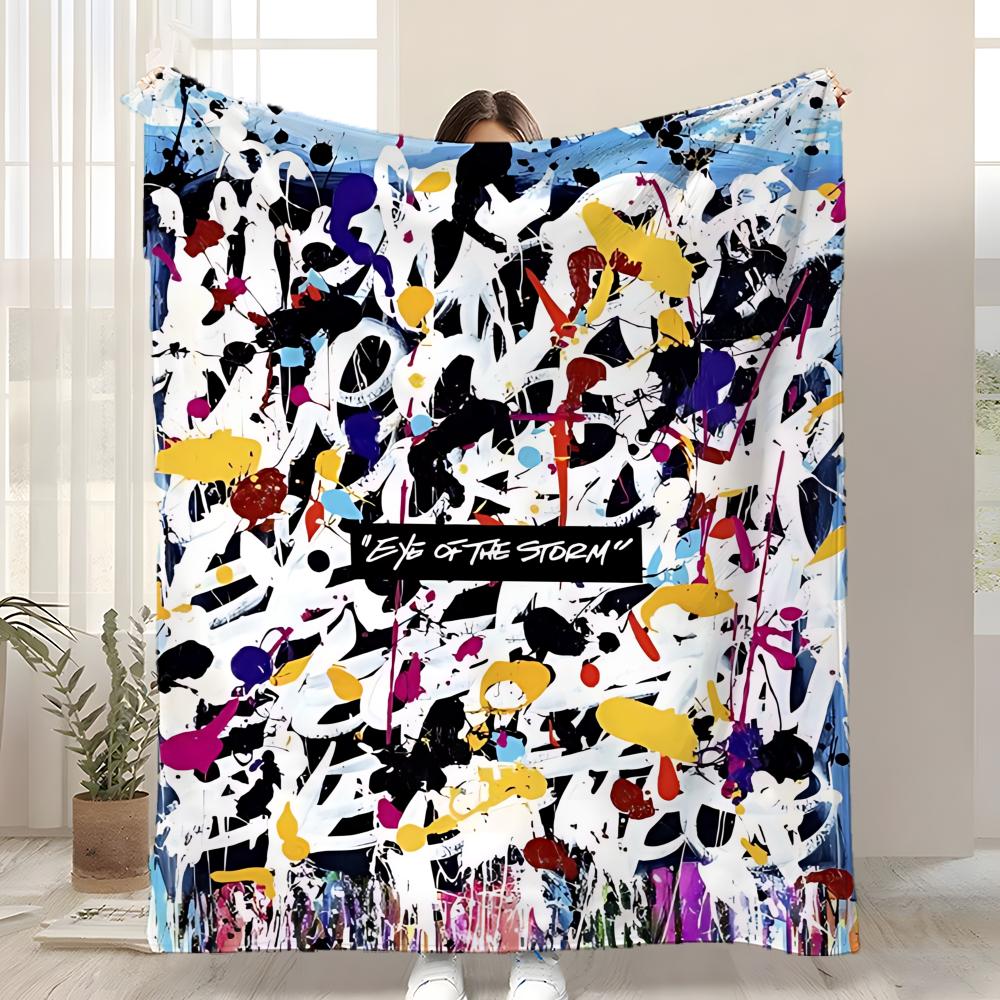 Band ONE OK ROCK Throw Kid-Friendly Flannel Throw Blanket Soft Warm Anti-Static Washable All Season 75x90cm