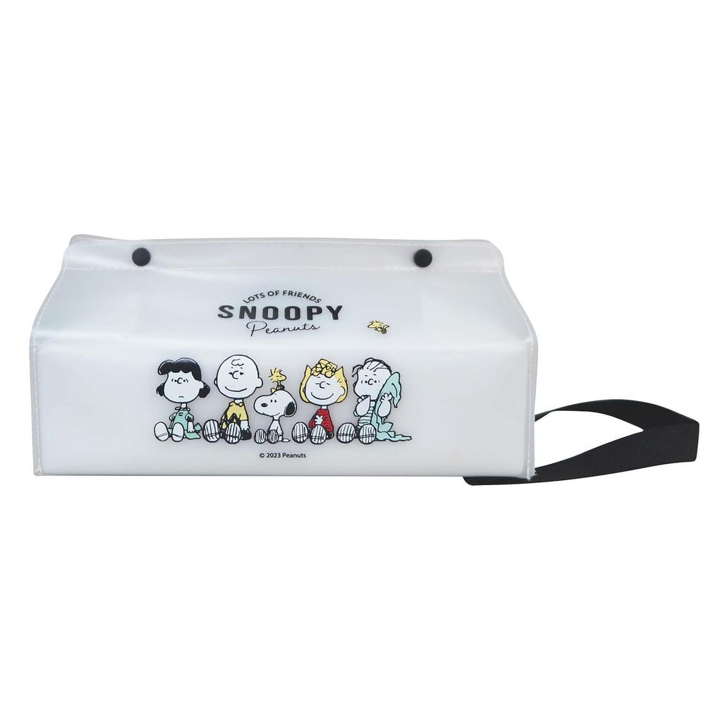 Meiho Snoopy Taschentuchbox Durchscheinend SN252, Milchig, Material,