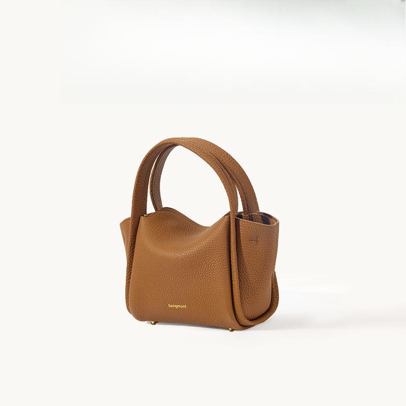 

Сумка Bao Songyuan Мини Овощная корзина Кожа верхнего слоя Ручная Через плечо Мини Сумка для мобильного телефона