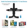 Car Back Seat Headrest Holder Adjustable Rear Pillow Bracket Mount Compatible For Ipad Tablet Phone
