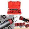 Set di Strumenti per la Rimozione della Ruggine dai Bulloni Ruota Auto Include Adattatore e Perline di Conversione 9pz per Multifunzione Pulizia
