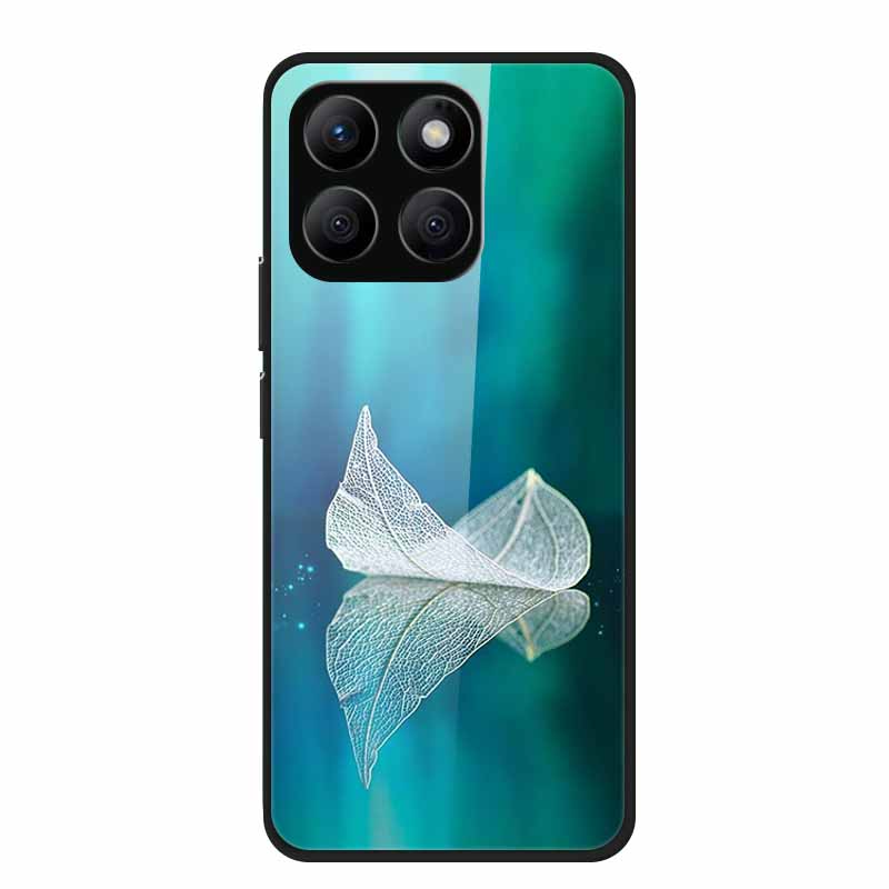 Glass Back Cover For Honor X8c Case X 8 c Soft Bumper Hard Tempered Glass Case For Honor X8c 4G Case HonorX8c X8 c X 8c 6.7" Bag