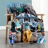 Messi 265 Personalized Text Blanket Throw Customizable Blanket Comfortable Perfect for Office Chair Chair Nap Seaside All-Season Use