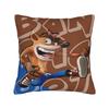Dekorative Kissenbezüge Crashs Bandicoots Cartoon Merch Sitz Videospiel Kissenbezug Hülle Dropshipping Mehrere Größen