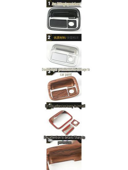 CRV 17-21 Electroplated Console Storage Box Lid Frame Accessory
