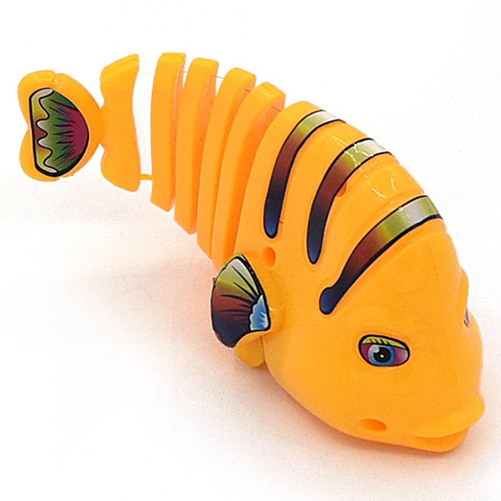 Clockwork Swinging Cartoon Fish Toys For Cat Portable Interactive Teasing Cat Toy Pet Cat Supplies