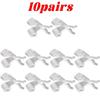 5/10/20pairs Silicone Anti-slip Ear Hooks Women Men Antiskid Glasses Leg Ear Sleeve Clear Anti-fall Eyewear Holder Accessories