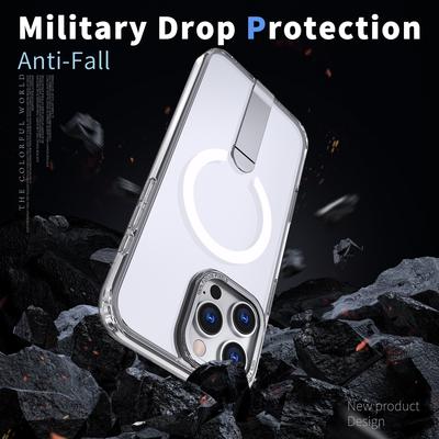 For Apple Phone Case, New Hidden Zinc Alloy Bracket Phone Case, for IPhone 16 ProMax Protective Case