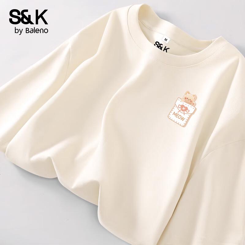 Baleno S&K Women s Pure Cotton Long Sleeve T-Shirt with Cat Graphic 2XL