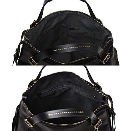 Lesdesign Pferde-Tragetasche Rucksack, Mittel, LMSB-0032, 3-Wege, Lederrucksack, Für Damen und Herren, Hergestellt in Japan, Schwarz